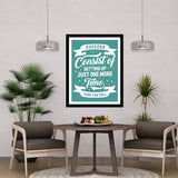 Success Consist Of Getting Up Just One More Time Than You Fall Motivational Posters Wall Frames for Students, Business, Employees, Startup