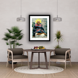 Spiritual Neem Karoli Baba Frame for Positive Vibes