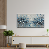 Premium Abstract Flower Painting on Canvas, Large Canvas Wall Art, Original Red Floral Landscape Wall Art Custom Painting Living Room Home Decor Online