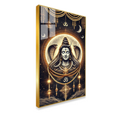Lord Shiva in Meditation – Stunning Acrylic Wall Art for Bedroom and Pooja Room