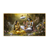 Divine Couple Radha Krishna Wall Paintings