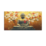 Exquisite Gautam Buddha Canvas Wall Paintings for Living Room, Bedroom, Meditation, Boutiques, Yoga Studios, Office & Workspaces