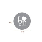 Love for Cooking Backlit Wall Art for Kitchen Decor