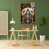 Lord Shiva in Meditation – Stunning Acrylic Wall Art for Bedroom and Pooja Room