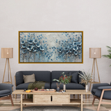 Premium Abstract Flower Painting on Canvas, Large Canvas Wall Art, Original Red Floral Landscape Wall Art Custom Painting Living Room Home Decor Online