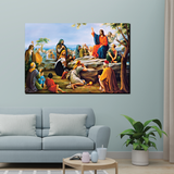 Savior Jesus Canvas Printed Wall Paintings for Living Room, Meditation Room, Bedroom, Churches, Hospitals