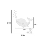Baby Dolphin Backlit Wooden Wall Décor