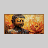 Canvas Paintings of Buddha in Peaceful Landscapes