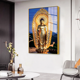 Lovely Gautam Buddha Canvas Printed Acrylic Wall Paintings & Art for Living Room, Office