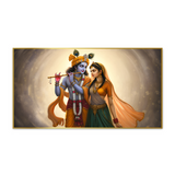 Sacred Radha Krishna Wall Paintings
