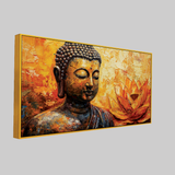 Canvas Paintings of Buddha in Peaceful Landscapes