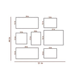 Set Of 7 Frame Sets Of Mystical Heritage Temples Of India