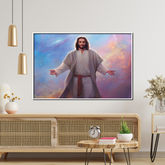 Son of Man Jesus Canvas Printed Wall Paintings for Living Room, Meditation Room, Bedroom, Churches, Hospitals