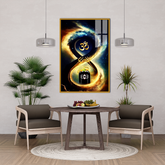 Majestic Lord Shiva OM Acrylic Wall Art – Ideal for Pooja Room and Living Room