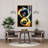 Majestic Lord Shiva OM Acrylic Wall Art – Ideal for Pooja Room and Living Room