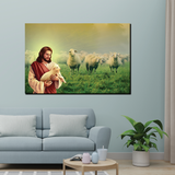 Son of God Jesus Canvas Printed Wall Paintings for Living Room, Meditation Room, Bedroom, Churches, Hospitals