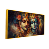 Radha Krishna Hindu God Beautiful Wall Painting