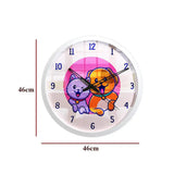 Cute Kitten & Puppy Kids Wall Clock