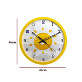 Sunny Day Kids Wall Clock in Yellow Color