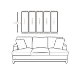 The Red Show Split Wall Art Set of 5