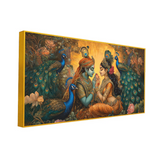 Radha Krishna Wall Paintings Symbol Devine Love
