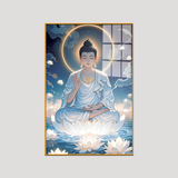 Gorgeous Gautam Buddha Canvas Printed Acrylic Wall Paintings & Art for Living Room, Office