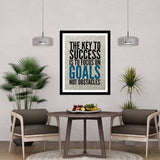 The Key to Success Is To Focus On Goals Not Obstacles Premium Motivational Quotes Photo Frame