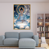 Gorgeous Gautam Buddha Canvas Printed Acrylic Wall Paintings & Art for Living Room, Office