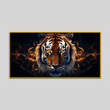 Elegant Majestic Tiger Visage Canvas Wall Paintings