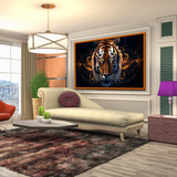 Elegant Majestic Tiger Visage Canvas Wall Paintings