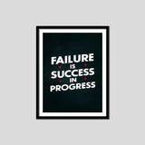 Failure Is Success In Progress Premium Motivational Quotes Photo Frame