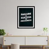 Failure Is Success In Progress Premium Motivational Quotes Photo Frame