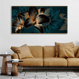 Beautiful Lilies Flowers Canvas Wall Painting