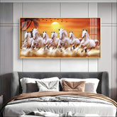 Elegant Horse Acrylic Wall Painting – Luxury Home Wall Décor