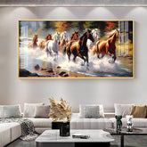 Contemporary Horse Acrylic Wall Painting – Trendy Horse Wall Décor