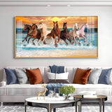 Colorful Horse Acrylic Wall Painting – Contemporary Horse Wall Art