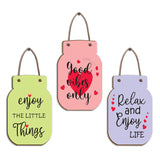 Decorative Good Vibes Only Wooden Wall Hanging