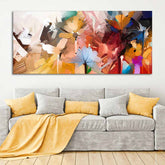 Colorful Flowers Abstract Art Wall Painting