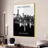 Balance Between Day And Night Cotton Canvas Wall Painting