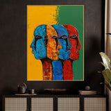 Colourfull American Cotton Canvas Wall Painting