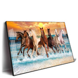 Colorful Horse Acrylic Wall Painting – Contemporary Horse Wall Art
