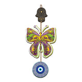 Wooden Butterfly Evil Eye Wall Hanging for Wall Decor
