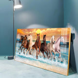 Colorful Horse Acrylic Wall Painting – Contemporary Horse Wall Art