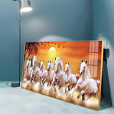 Elegant Horse Acrylic Wall Painting – Luxury Home Wall Décor