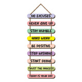Decorative Motivational Quotes Printed Mdf Wooden Wall Hanging