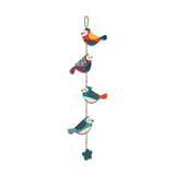 Designer Colorful Birds Wooden Wall and Door Hanging