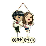 Couple Gifts Decorative Wall Hanging Wooden Art