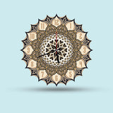 Modern Mandala Designer Multi-Layer Wooden Wall Clock