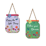 Follow Your Dreams Wooden Decorative Wall Hanging