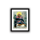 Spiritual Neem Karoli Baba Frame for Positive Vibes